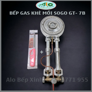 Bếp gas công nghiệp khè mồi lửa Sogo GT-7B