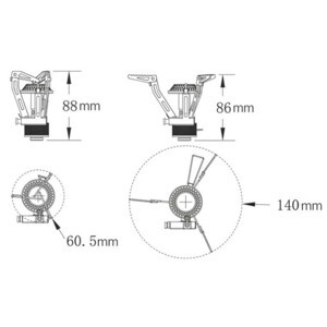 Bếp gas dã ngoại Fire Maple FMS-102