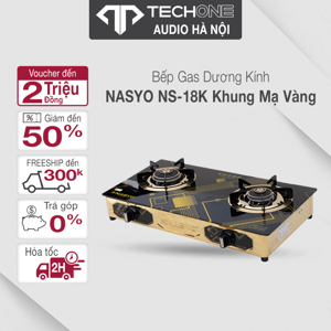 Bếp gas đôi kính Nasyo NS-18K