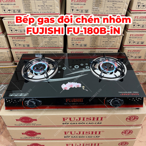 Bếp gas Fujishi FU-180-iN - Bếp đôi, mặt kính (180A/180B/180C)