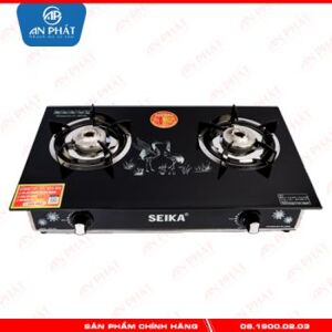 Bếp gas đôi mặt kính Seika SKB606