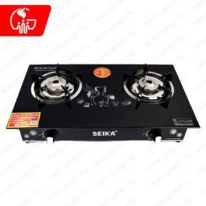 Bếp gas đôi mặt kính Seika SKB606