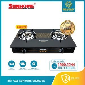 Bếp gas đôi mặt kính Sunhome SN2003VG