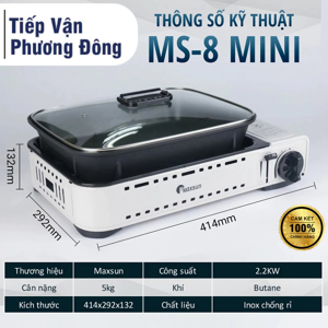 Bếp gas du lịch Maxsun MS-8