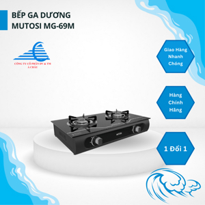 Bếp gas dương 2 vùng nấu Mutosi MG-69M
