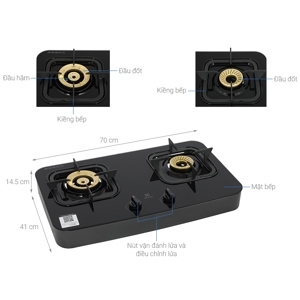 Bếp gas dương Electrolux ETG7266GKR