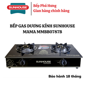 Bếp gas dương kính Sunhouse Mama - MMBB0787B