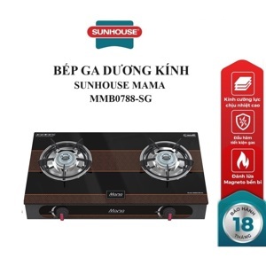 Bếp gas dương kính Sunhouse Mama MMB0788-SG