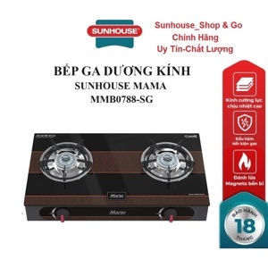 Bếp gas dương kính Sunhouse Mama MMB0788-SG