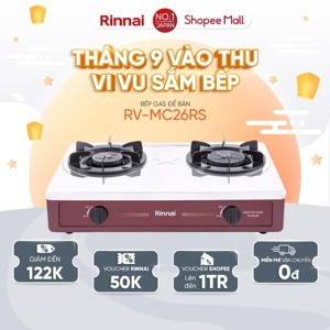 Bếp gas dương Rinnai RV-MC26RS