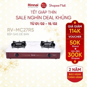 Bếp gas dương Rinnai RV-MC27RS