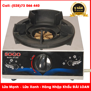 Bếp gas khè bán công nghiệp 1 lò Sogo GT-208S1