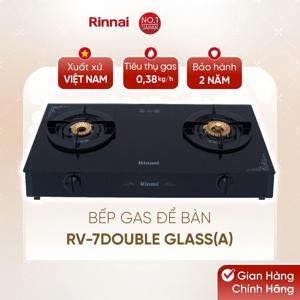 Bếp gas Rinnai RV-7Double Glass(A)