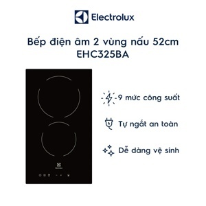 Bếp hồng ngoại âm 2 vùng nấu Electrolux EHC325BA