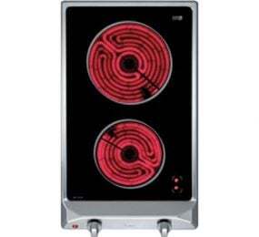 Bếp hồng ngoại âm 2 vùng nấu Vitroceramic Teka VM/30 2P S/STEEL