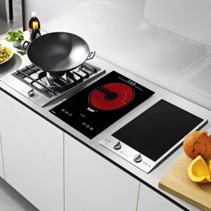 Bếp hồng ngoại domino âm 1 vùng nấu Kaff KF-330C