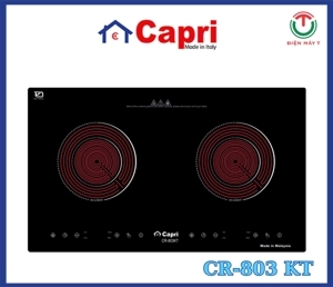 Bếp hồng ngoại âm 2 vùng nấu Capri CR-803KT