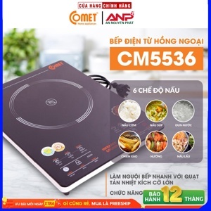 Bếp hồng ngoại dương 1 vùng nấu Comet CM5536