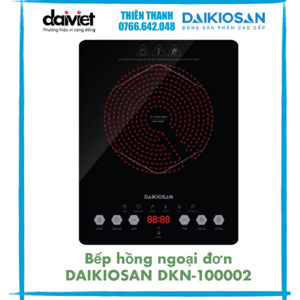 Bếp hồng ngoại dương 1 vùng nấu Daikiosan DKN-100002