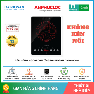 Bếp hồng ngoại dương 1 vùng nấu Daikiosan DKN-100002