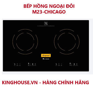 Bếp hồng ngoại đôi Legend M23-Chicago