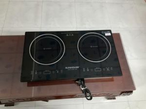 Bếp hồng ngoại âm 2 vùng nấu Sunhouse SHB9112MT