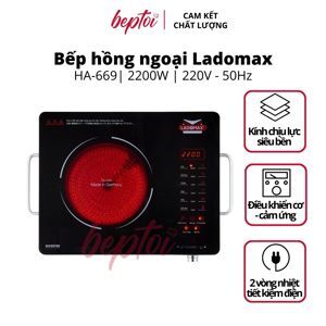 Bếp hồng ngoại dương 1 vùng nấu Ladomax HA-669