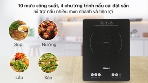 Bếp hồng ngoại dương 1 vùng nấu Makano MKN-100002