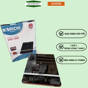 Bếp hồng ngoại dương 1 vùng nấu Korichi KRC-3266