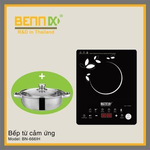 Bếp hồng ngoại dương 1 vùng nấu Bennix BN-666IH