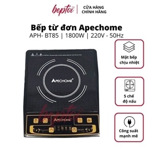 Bếp hồng ngoại dương 1 vùng nấu Apechome APH-BT85