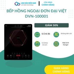 Bếp hồng ngoại dương 1 vùng nấu Makano DVN-100001