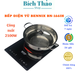 Bếp hồng ngoại dương 1 vùng nấu Bennix BN-666IH