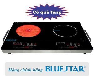 Bếp hồng ngoại dương 2 vùng nấu Bluestar NG-02IR