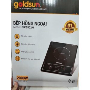 Bếp hồng ngoại dương 1 vùng nấu GoldSun GIC3502M