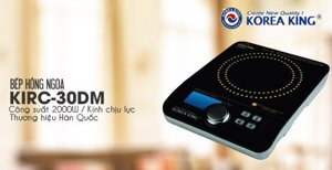 Bếp hồng ngoại dương 1 vùng nấu Korea King KIRC-30DM