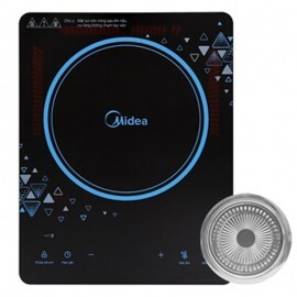 Bếp hồng ngoại dương 1 vùng nấu Midea MIR-T2018DD