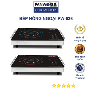 Bếp hồng ngoại dương 1 vùng nấu PanWorld PW-636