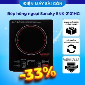 Bếp hồng ngoại dương 1 vùng nấu Sanaky SNK2101HG