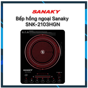 Bếp hồng ngoại dương 1 vùng nấu Sanaky SNK-2103HGN