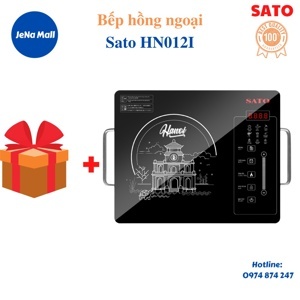 Bếp hồng ngoại dương 1 vùng nấu Sato HN012I
