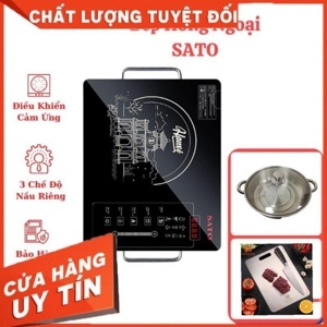 Bếp hồng ngoại dương 1 vùng nấu Sato HN012I