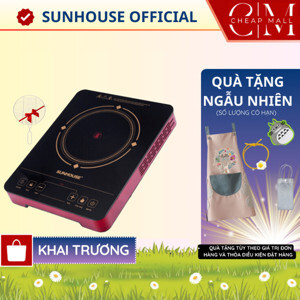 Bếp hồng ngoại dương 1 vùng nấu Sunhouse SHD6014