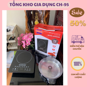 Bếp hồng ngoại dương 1 vùng nấu Sunhouse SHD6011