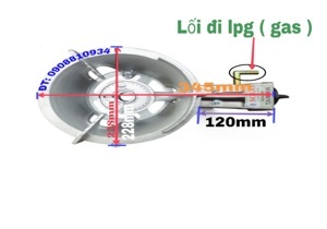 Bếp khè mini bán công nghiệp SOGO GT-3B