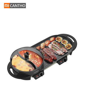 Bếp lẩu nướng đa năng 2 trong 1 Liven SK-J6860