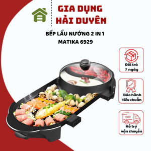 Bếp lẩu nướng đa năng Matika MTK-6929