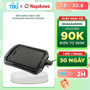 Bếp nướng điện 2 mặt Nagakawa NAG3102