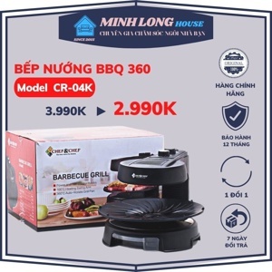 Bếp nướng không khói  Easy Grill Magic Cook infrared Electric Grill One-touch CR-04K