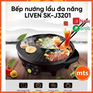 Bếp nướng lẩu đa năng Liven SK-J3201